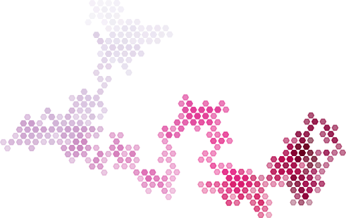 Realisation of the unbounded hexagonal random walk.